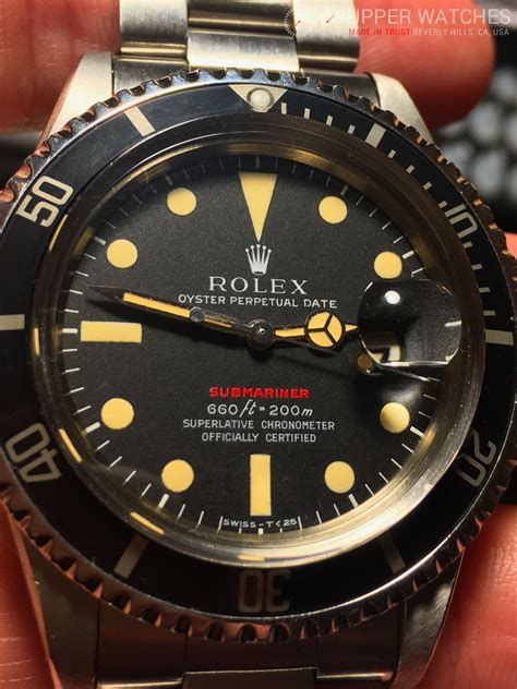 bracciale rolex submariner 1680|rolex 1680 red submariner years.